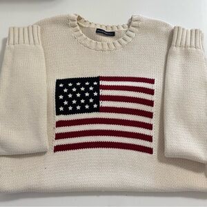 ✨Brandy Melville - Nico American Flag Sweater✨